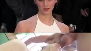 Emma Watson Deepthroat Blowjob GIF