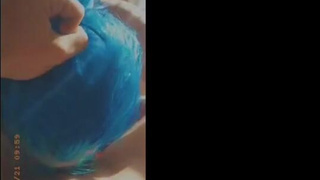 White Girl Sucking Sloppy Lick Green Eyes Girlfriend Face Fuck Eye Contact Deepthroat Boyfriend Blowjob GIF