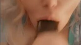 Solo Sloppy Rough POV Gagging Deepthroat Blowjob BBW BBC GIF