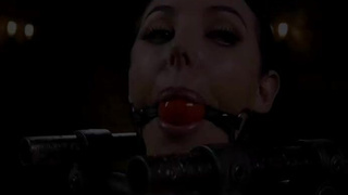 Fingering Ball Gagged BDSM GIF