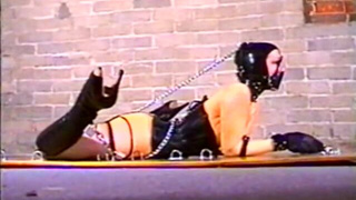 Women Pretty MILF High Heels Gagged Brunette Bondage BDSM GIF