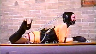 Women Pretty MILF High Heels Gagged Brunette Bondage BDSM GIF