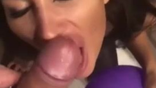 Sucking Silicone Deepthroat Blowjob GIF