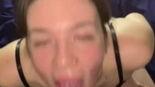 Deepthroat Blowjob BBC GIF