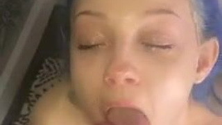 Teen Petite OnlyFans MILF Hotwife Gagging Deepthroat Blowjob Big Dick GIF