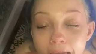 Teen Petite OnlyFans MILF Hotwife Gagging Deepthroat Blowjob Big Dick GIF