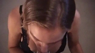 Deepthroat Busty Blowjob Blonde Big Tits GIF